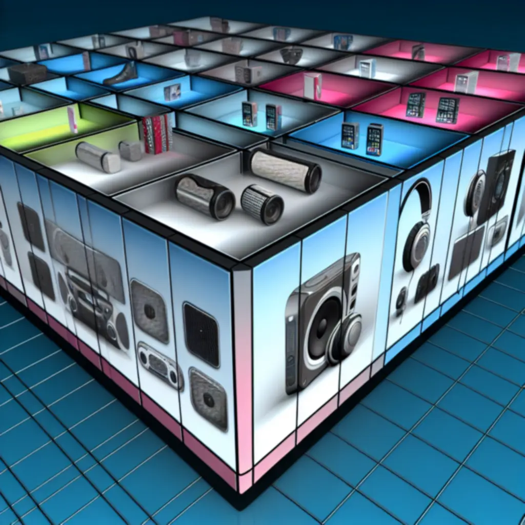 Zbiorczy widok kategorii produktów audio